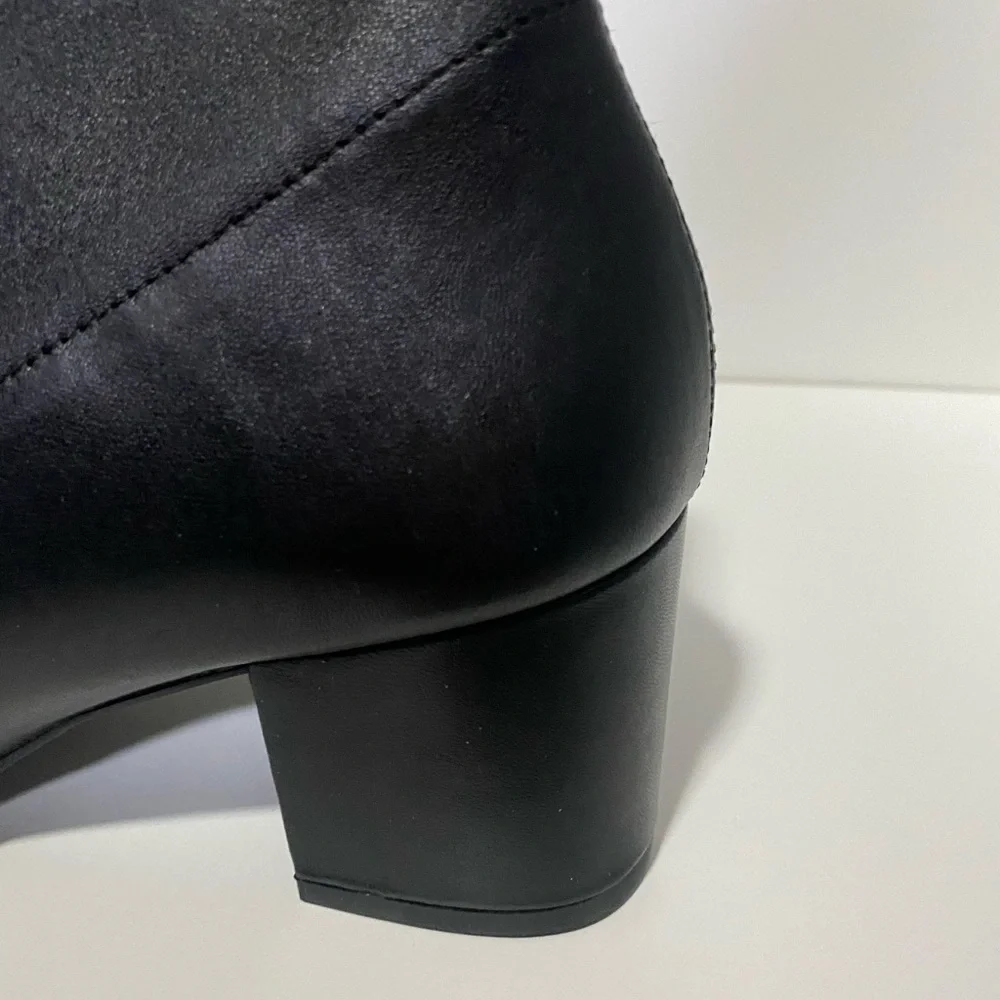 Stuart Weitzman Liviana Black Leather Boot - Picture 9 of 10
